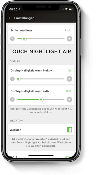 Loxone Touch Nightlight Air