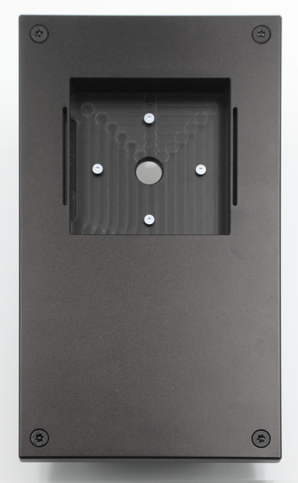 Montagekit Typ 1E Schwarz für Loxone Intercom mit Einzelrahmen